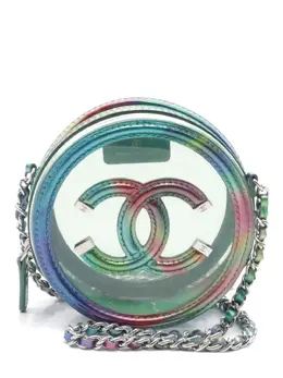 CHANEL Pre-Owned: Зелёная сумка 