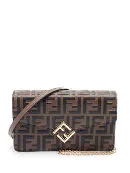 Fendi Pre-Owned: Коричневая сумка 