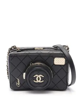CHANEL Pre-Owned: Чёрная сумка 