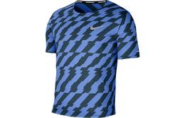 Nike: Голубая футболка 