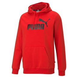 PUMA: Красная толстовка  Essentials