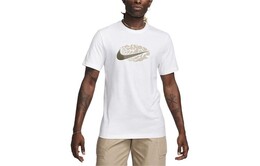 Nike: Белая футболка 