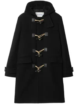 Burberry: Чёрное пальто 