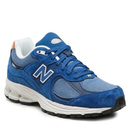 New Balance: Синие кроссовки 