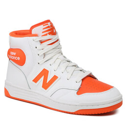 New Balance: Оранжевые кроссовки 