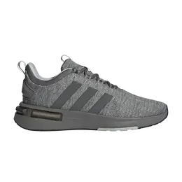 Adidas: Серые кроссовки 