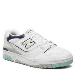 New Balance: Белые кроссовки 