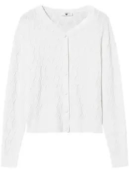 TWINSET: Белый кардиган 