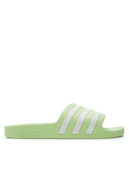 Adidas: Зелёные шлёпанцы  Adilette Aqua