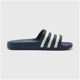 adidas: Синие шлёпанцы  Adilette Aqua