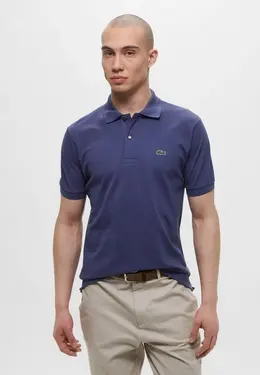 Lacoste: Синее поло 