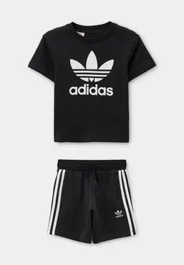 adidas Originals: Чёрный костюм 