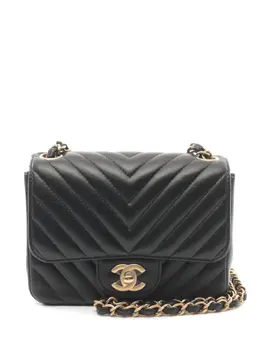 CHANEL Pre-Owned: Чёрная сумка 
