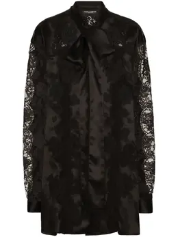 Dolce & Gabbana: Кружевная рубашка 