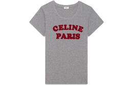 CELINE: Серая футболка 