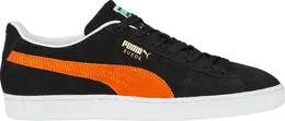 PUMA: Чёрные кроссовки  Suede Classic