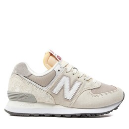 New Balance: Бежевые кроссовки 
