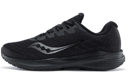 Saucony: Чёрные кроссовки 