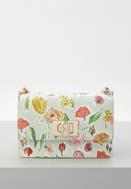 Furla: Зелёная сумка 