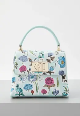 Furla: Голубая сумка 