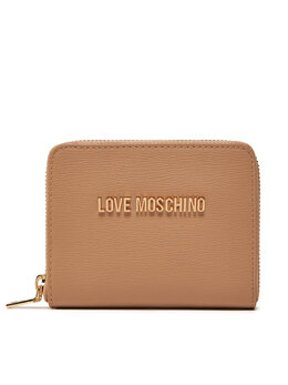 LOVE MOSCHINO: Бежевый кошелёк 