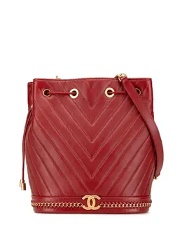 CHANEL Pre-Owned: Красная сумка 