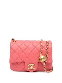 CHANEL Pre-Owned: Розовая сумка через плечо 