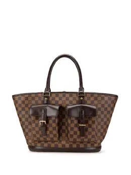 Louis Vuitton Pre-Owned: Коричневая сумка-шоппер 