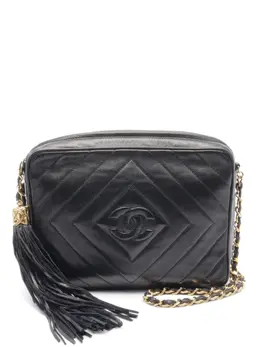 CHANEL Pre-Owned: Чёрная сумка 