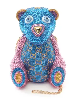 Gucci Pre-Owned: Голубая сумка 
