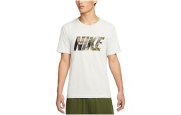 Nike: Белая футболка 
