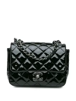 CHANEL Pre-Owned: Чёрная сумка через плечо 
