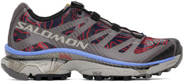Salomon: Чёрные кроссовки 
