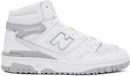 New Balance: Белые кроссовки 