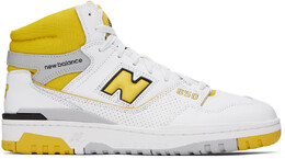 New Balance: Белые кроссовки 