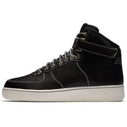 Nike: Чёрные кроссовки  Air Force 1