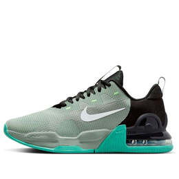 Nike: Зелёные кроссовки  Air Max