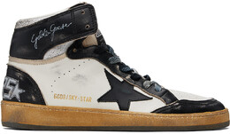 Golden Goose: Чёрные кроссовки  Sky Star