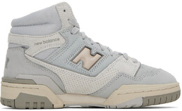 New Balance: Серые кроссовки 