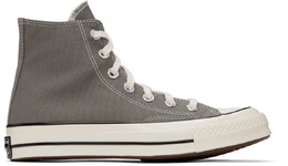 Converse: Серые кроссовки  Chuck 70