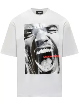 DSQUARED2: Футболка с принтом 