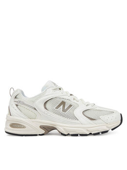New Balance: Бежевые кроссовки 
