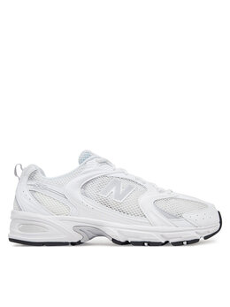 New Balance: Белые кроссовки 