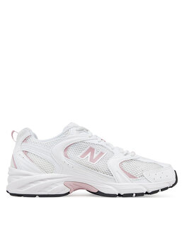 New Balance: Белые кроссовки 