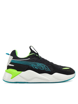 PUMA: Чёрные кроссовки  RS-X