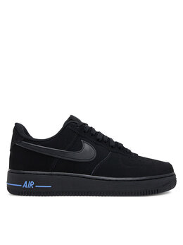 Nike: Чёрные кроссовки  Air Force 1