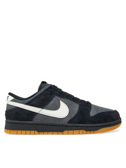 Nike: Чёрные кроссовки  Dunk Low Retro