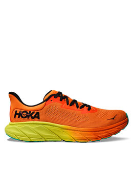 HOKA: Оранжевые кроссовки 