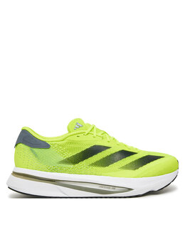 Adidas: Зелёные кроссовки  Adizero
