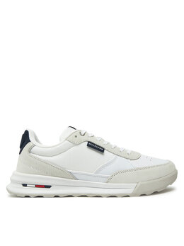 Tommy Hilfiger: Белые кроссовки  Retro Runner